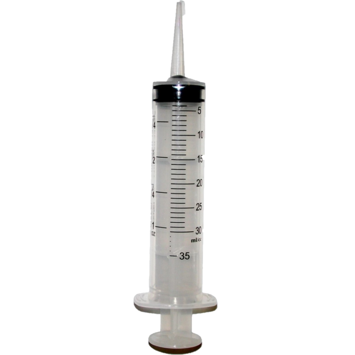 Syringe 30-35 ml Catheter Eccentric Tip Pyrogen  .. .  .  